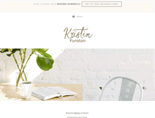 Tablet Screenshot of kristinfunston.com